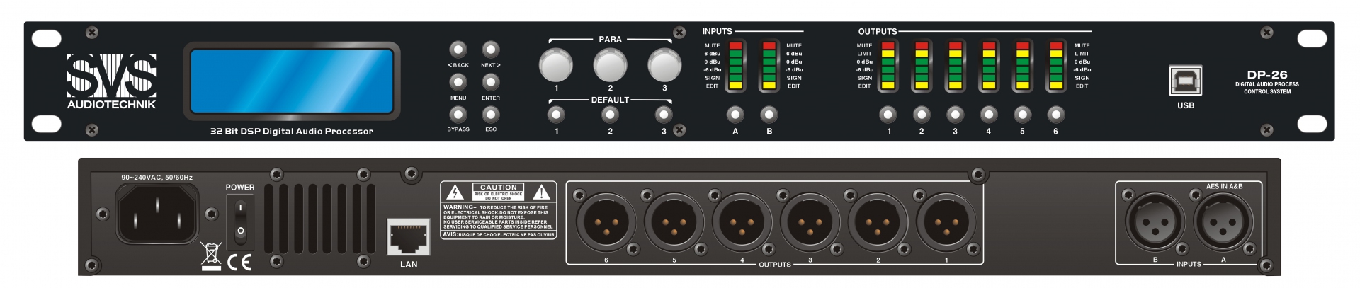 SVS Audiotechnik DP-26 Цифровой процессор: 2 входа 6 выходов в Малой Вишере