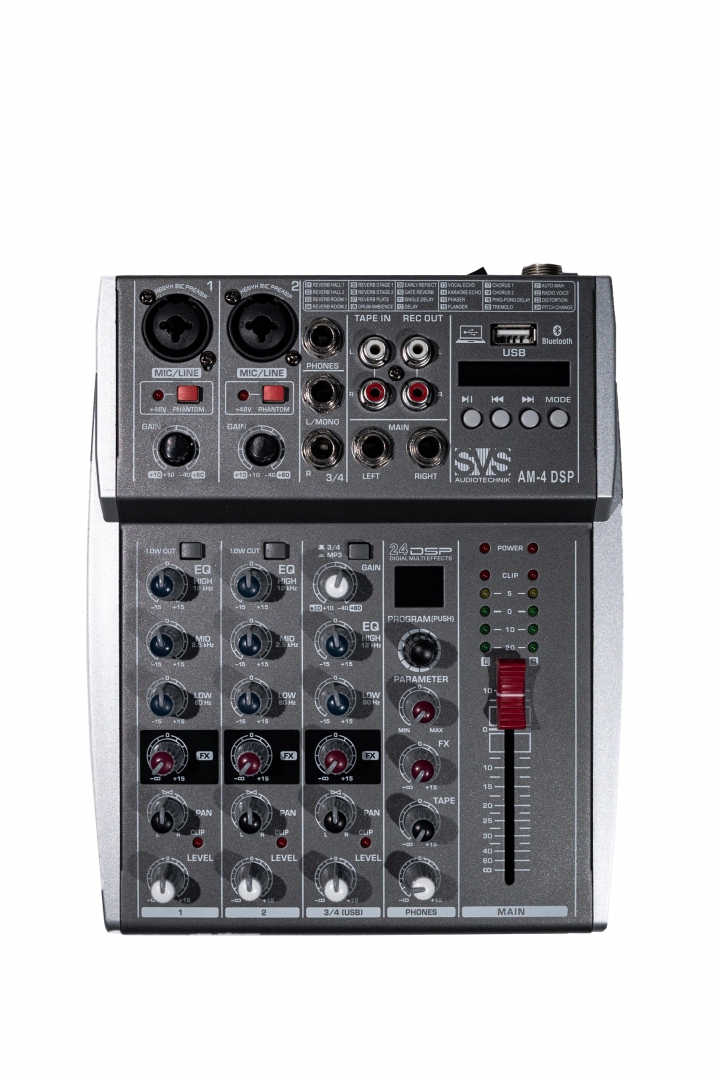 SVS Audiotechnik mixers AM-4 DSP Аналоговый микшерный пульт, 4-канала в Малой Вишере