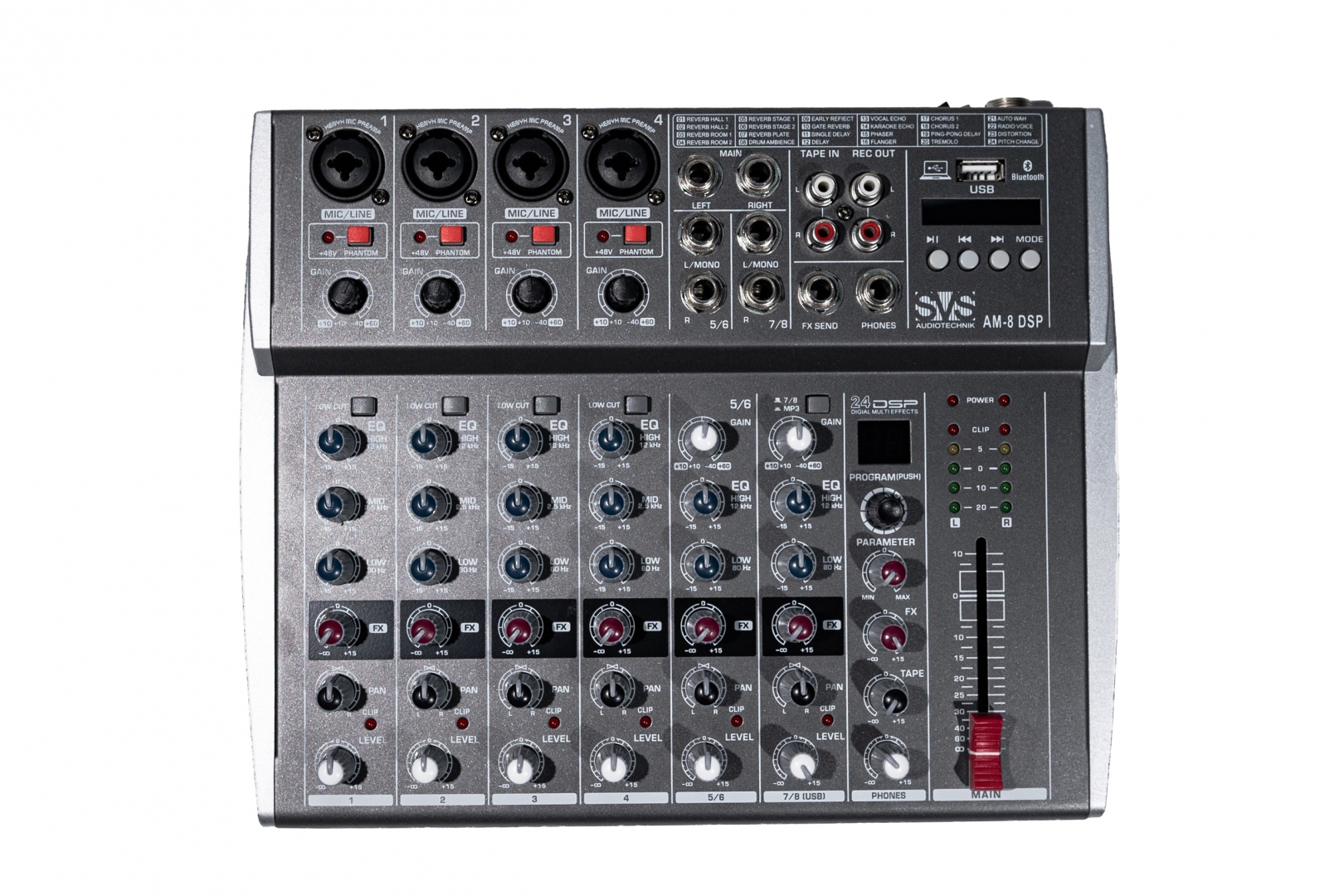 SVS Audiotechnik mixers AM-8 DSP Микшерный пульт аналоговый, 8-канальный в Малой Вишере