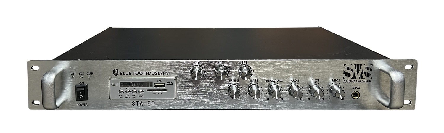 SVS Audiotechnik STA-80 Микшер-усилитель для систем Public Address в Малой Вишере
